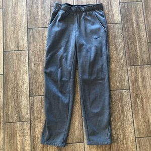 Grey Nike Dri-Fit Fleece Sweatpants